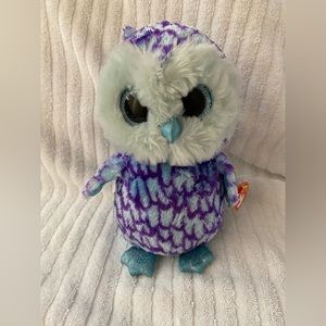 new with tags- TY owl plushy!